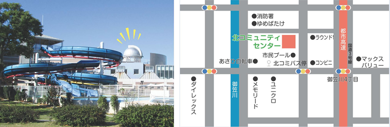 スタードドームまどか地図